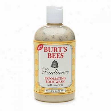 Burt's Bees Radience Exfoliating Body Wash, 12 Fl Oz
