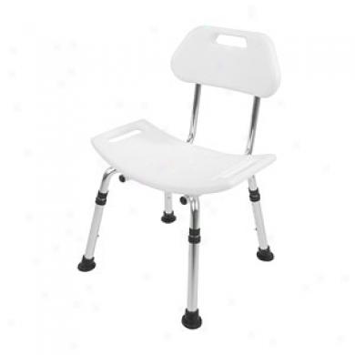 Cosco Ability Care Shower Chair, Tool Free White Shape 57805who1