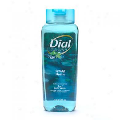Dial Antibacterail Moisturizing Body Wash, Spring Water