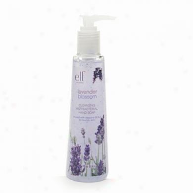 E.l.f. Bath & Body Cleansimg Anti-bacterial Hand Soap, Lavender Blossom