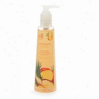E.l.f. Bath & Body Cleansing Anti-bacterial Hand Soap, Pineapple Mango