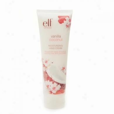 E.l.f. Bath & Body Moisturizig Hand Cream, Vanilla Coconut
