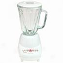 Hamilton Beach 10 Speed Blender, Glass Jar, White