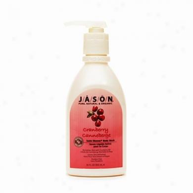 Jason Natural Cosmetics Cranberry Satin Shower Body Wash