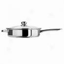 Kinetic Chicken Fryer, 12 Inch Stainless Steel With Glass Lid