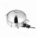 Kinetic Leyese Professional 12  Electric Frypan W High Cupola Stainless Lid