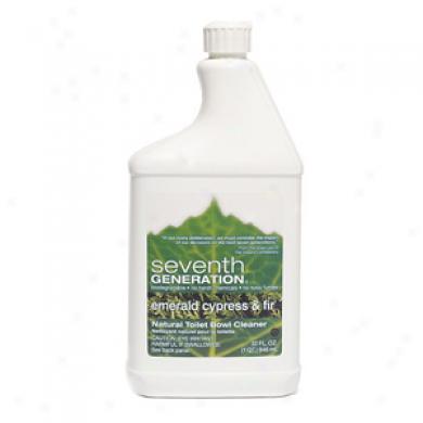 Seventh Generation Natural Toilet Bowl Cleaner, Emerald Cypress And Fir