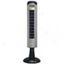 Soleus iAr 38 Inch Oscillating Tower Fan With Remote, Multi Colored Display And Ionizer