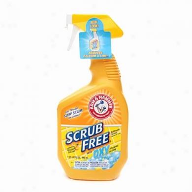Arm & Hammer Scrub Free Bathroom Cleaner With Oxy Foaming Action, Lemon Scent