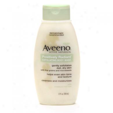 Aveeno Active Naturals Positively Radiant Exfoliating Body Wash