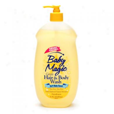 Baby Magic Gentle Hair & Body Wash, Soft Baby Smell