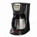 Black & Decker 8 Cup Coffee Maker Programmable With Thermal Carafe, White