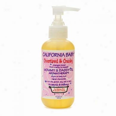 California Baby Overtired & Cranky Mommy & Daddy Oil Aromatherapy