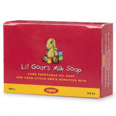 Canus Li'l Goat's Milk Soap, Pure Vegetable Oil
