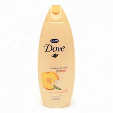 Dove Go Fresh Body Wash, Burst, Nectarine & White Ginger Scent