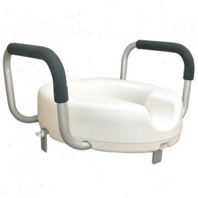 Duro-med Toilet Seat With Arms - Up To 250 Lbs.