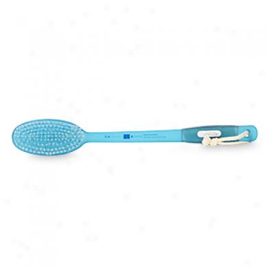Earth Therapeutics Feng Shui Back Brush Water, Frosted Blue