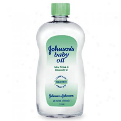 Johnson's Baby Oil, Aloe Vera & Vitamin E