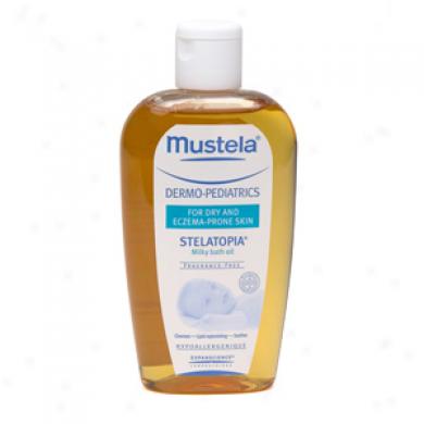 Mustela Stelatopia, Milky Bath Oil , Fragrance-free