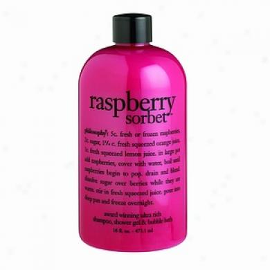 Philosophy 3-in-1 Ultra Rich Shampoo, Shower Gel & Bubble Bath, Raspberry Sorbet
