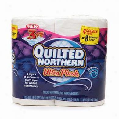Quilted Northern Bathroomm Tissue, Ultraist Plush Double Rolls