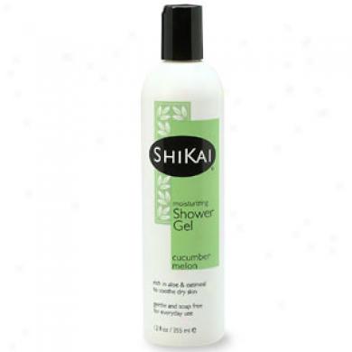 Shikai Moisturizing Shower Gel For Dry Skin, Cucumber/melon