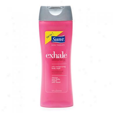 Suave Exhale Alluring Body Wash, Sanalwood & Cinnamon