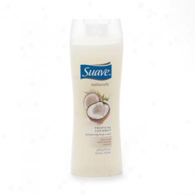 Suave Naturals Body Wash, Pampering, Tropical Coconut