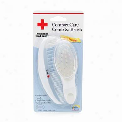 The First Years American Red Cross Comfort Care Comb & Brush
