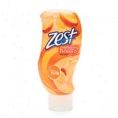 Zest Stimulating Fusions Body Wash, Tangerine Mango Twist